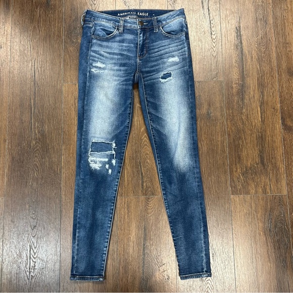 American eagle distressed jegging’s SZ 4 - Picture 2 of 6